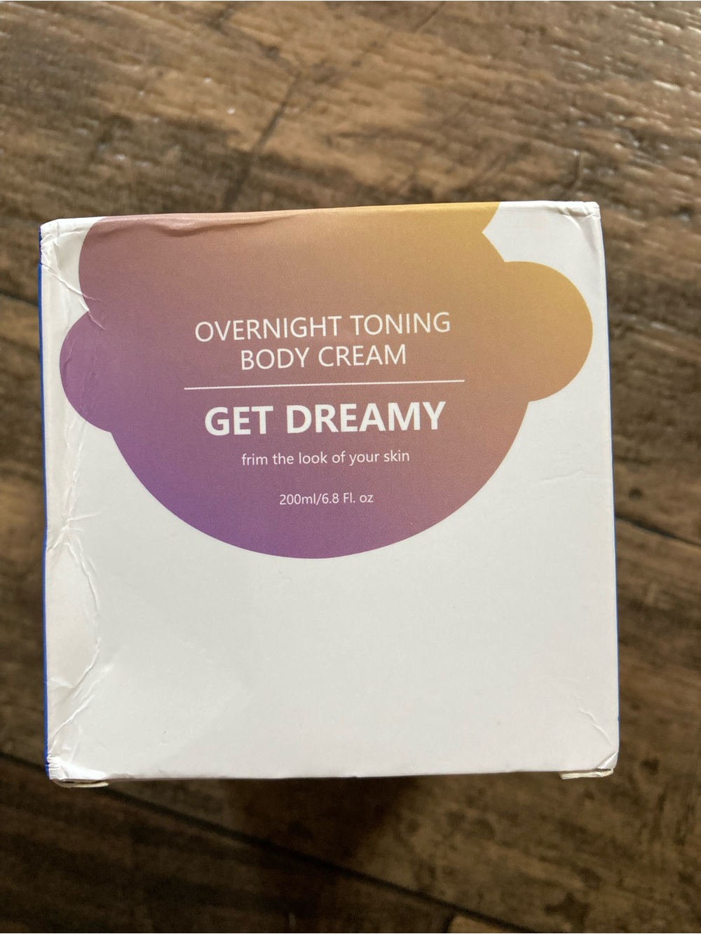 Maelys Get Dreamy Overnight Toning Body Cream - Purple & Gold Gradient